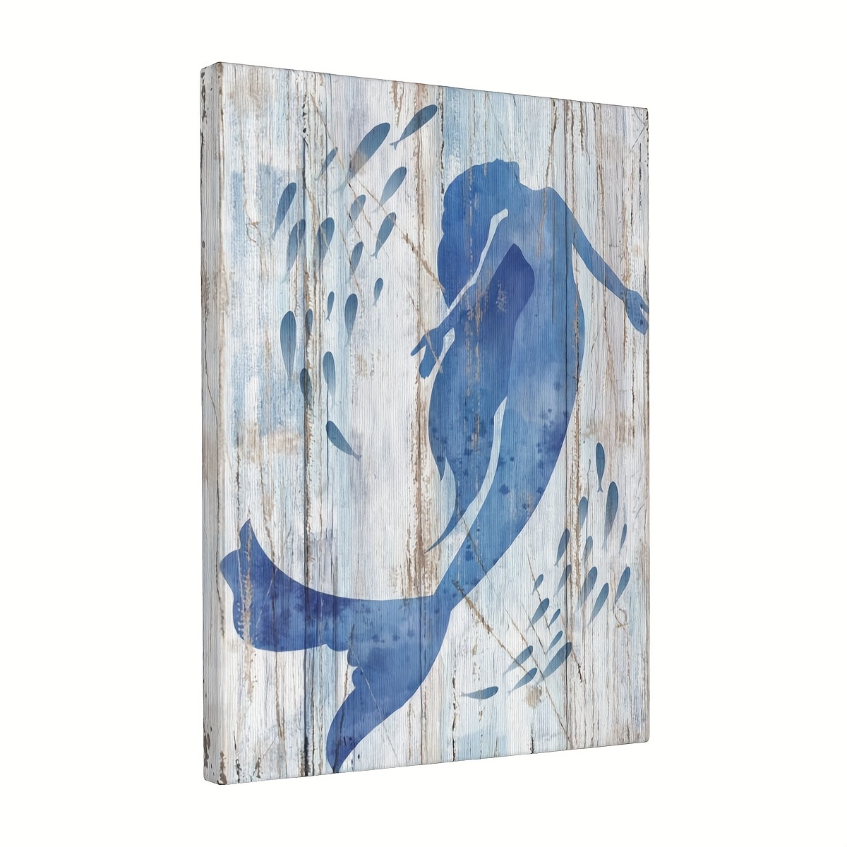 Blue Whale Sea Decor Canvas Wall Art Fun Decoration Home - Temu