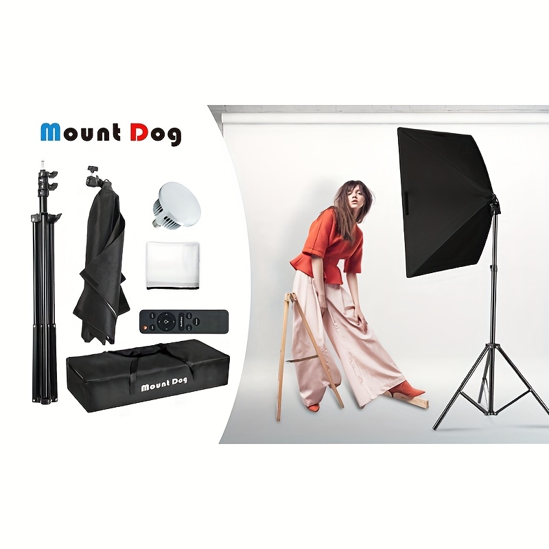 Continuous Lighting Mountdog Photography Softbox Lighting Kit