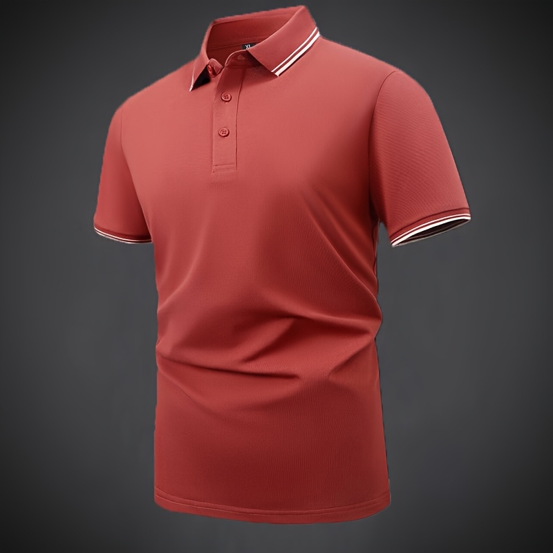 Men's Shirt Short Sleeve 2026 New Summer Lightweight Business T-Shirt Casual Collared Half-Sleeve