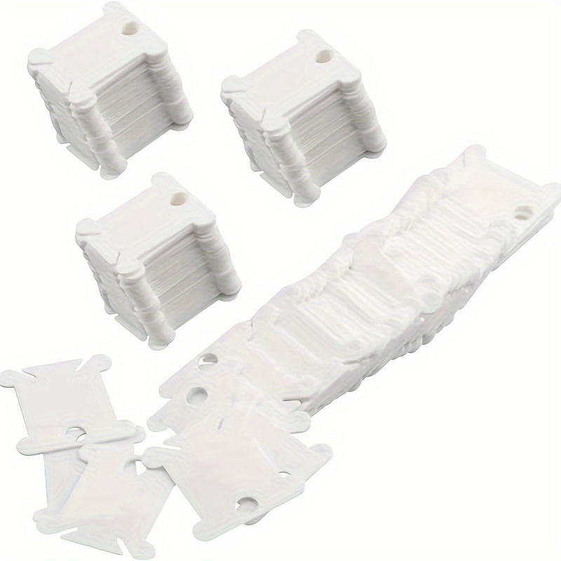 

- Plastic Embroidery Bobbins For Thread Organization, Sewing -