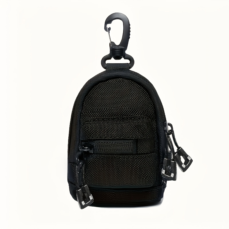 black mini backpack coin keychain Grurun Cute Cosmetic Bag for Women, Creative Cute Pendant Key-chains Keyrings PU Leather Makeup Bag Key Lipstick Card Holder Data Cable Organizer Zipper Pouch : Beauty & Personal folded cash Tactical Mini Backpack EDC Pouch