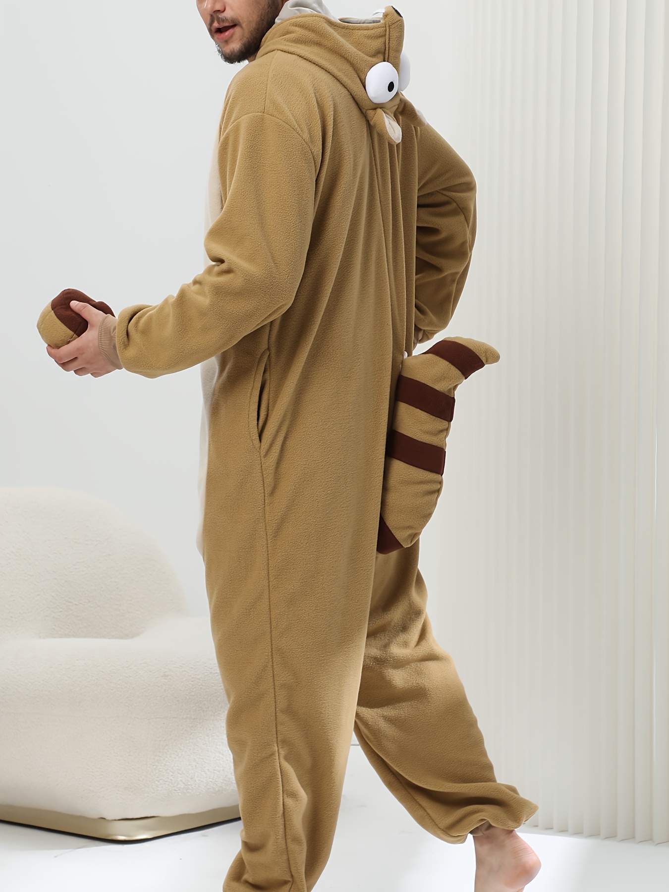 XUEMUO Volwassen Cartoon Dier Onesies Unisex Onesie Hoodie Pyjama Halloween Kostuum Voor Vrouwen en Mannen, Blauw, S