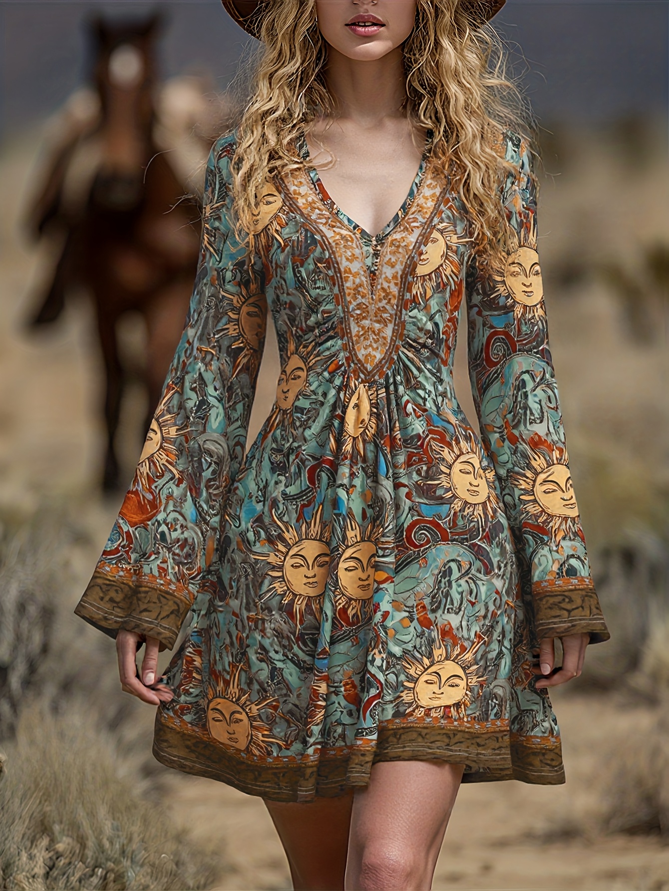 princess polly baby blue dress Layered Vintage Dress | Bohemian, Hippie & Gypsy Fashion main image 1