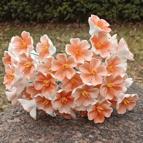 12pcs light pink ceramic flowers heart hand molded ceramic flowers concealing eternal sentiments symbolizing love handcrafted suitable for indoor and outdoor home decor wedding decorations