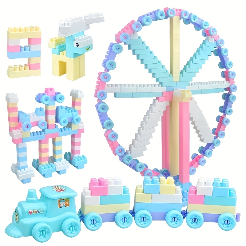 Macaron Colors Building Blocks Toy for Brain Development
