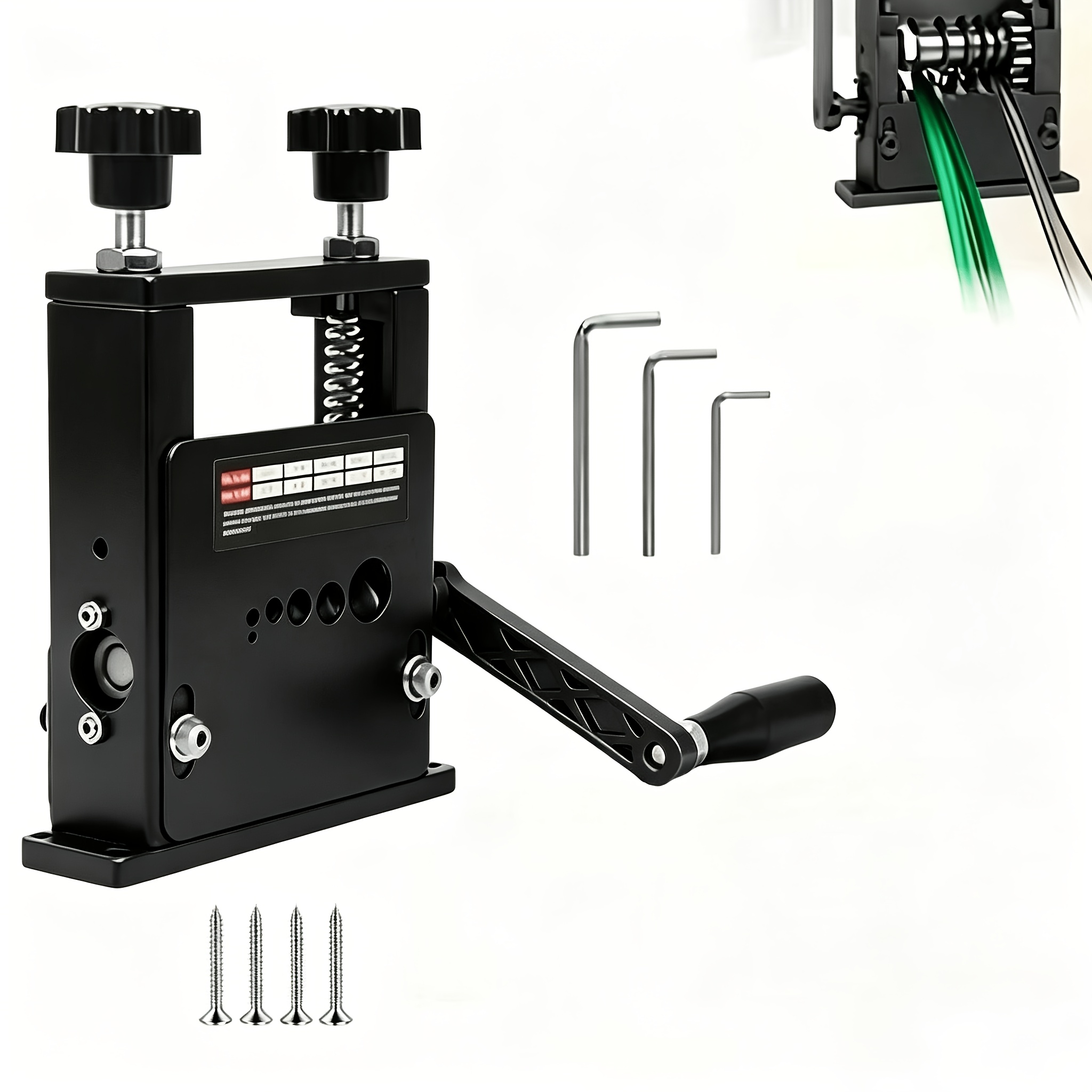 Manual Wire Stripper Suitable For 3-17mm Copper Wire, Featuring 6 Sizes Of Slots And -strip Mechanism; Ideal For Home Use, Repair Shops, And Recycling Work