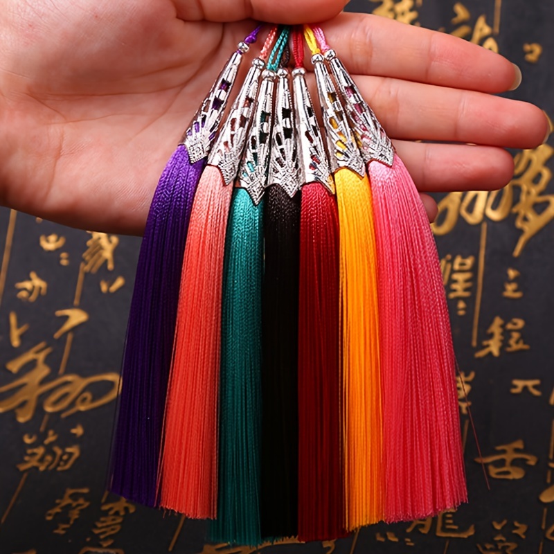 

[top-] 5pcs/10pcs Long Pointed Hat , Hollowed-out Phoenix Tail , Hanfu Pendant, Fan Pendant