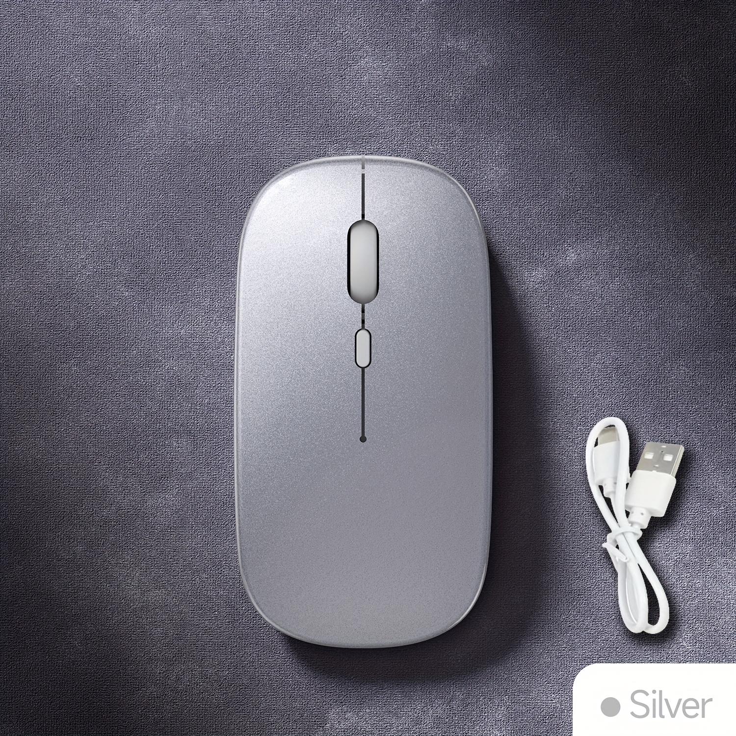 TEMU Wireless Mouse, Ultra-thin Rechargeable Silent Mouse, Ultra-long , Computer Mouse, Compatible With Multiple Devices