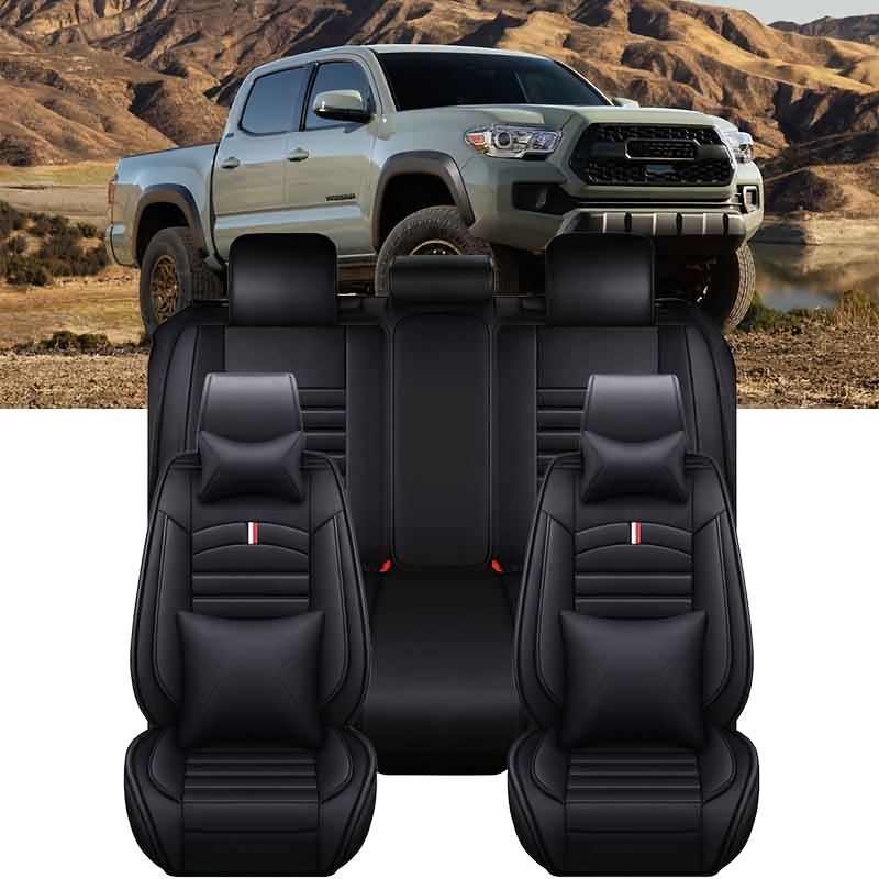 TEMU Rear Seat Covers Sedan Pu Seat Covers For Tacoma