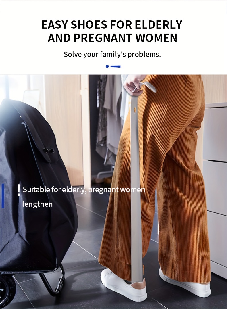 stainless steel shoe horn set grip Temu United Kingdom