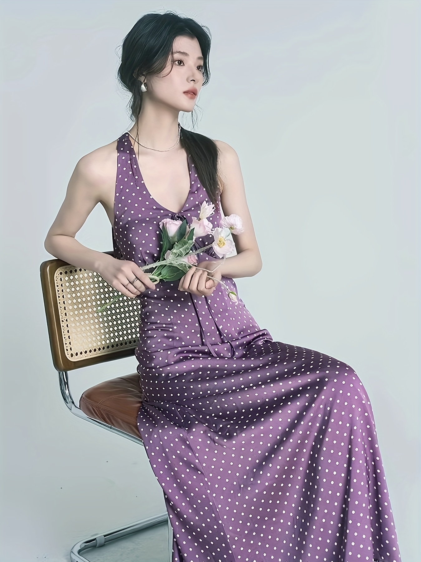 open lace back dress Line and Dot: Wandering Crochet Dress (LD5595L-530) – Swimwear World main image 1