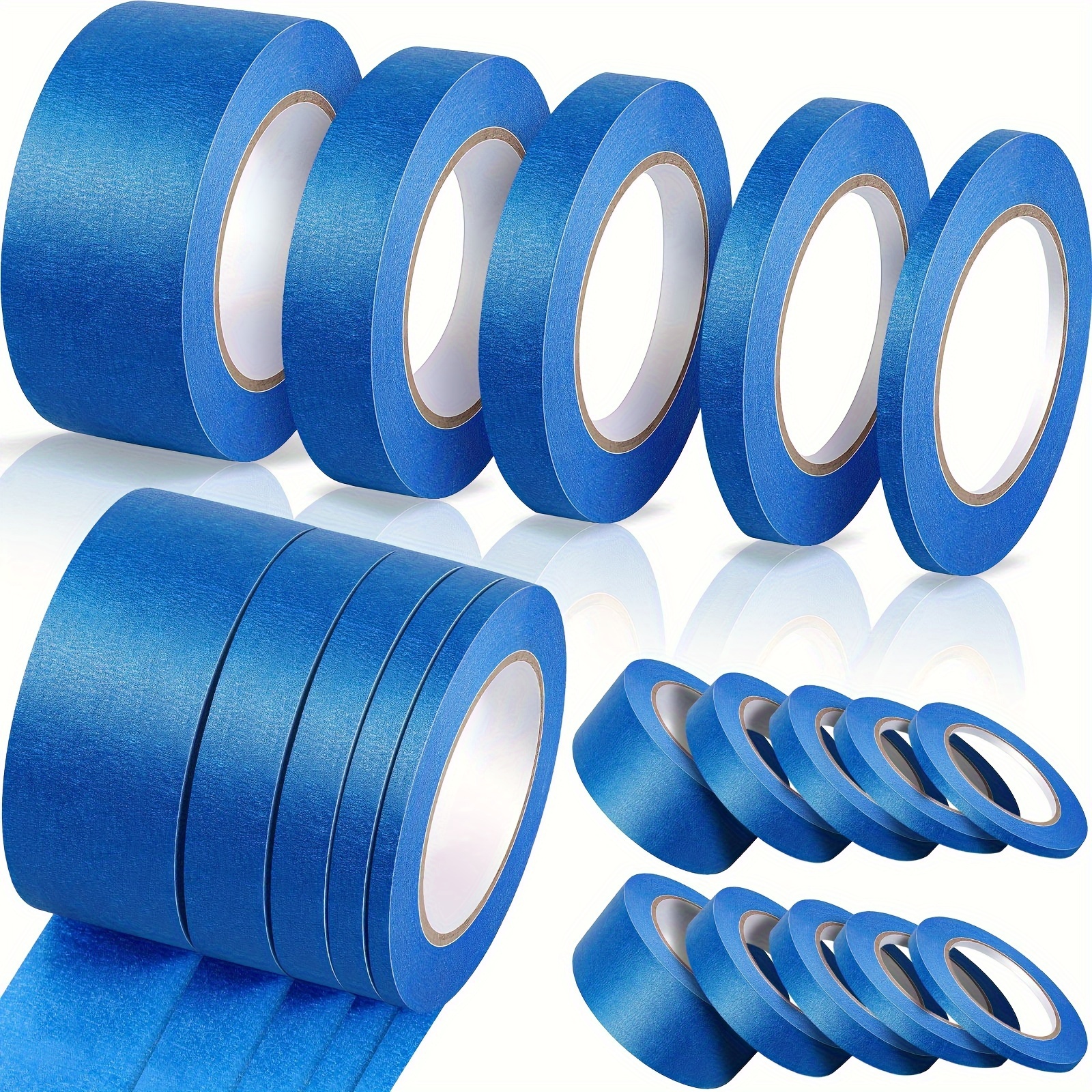 Blue Painters Tape Masking Tape Bulk, Blue Tape For Painting Automotive  Walls Packing Removable Free Residue, Paint For Indoors & Outdoors, Etc.  *23 Yd - Temu Italy