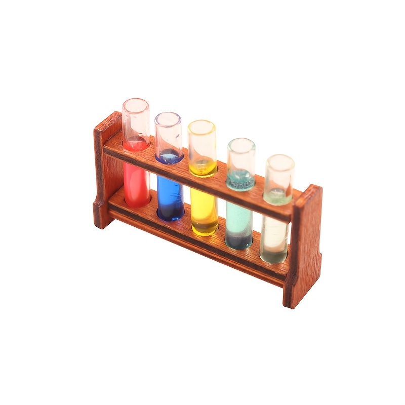 Micro Miniature Model Colorful Test Tubes 1:12
