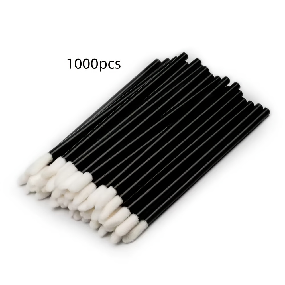 TEMU 1000/500pcs Disposable Lipstick Lip Gloss Cleaning Sticks, Travel-friendly Lipstick Cleaning Sticks, Multi- Cleaning Tool, Lipstick And Lip