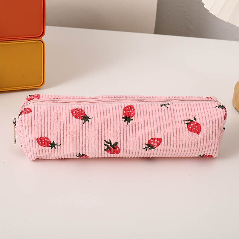 TEMU Original Korean- Pencil Case, Suitable For , Ins-style Large-capacity Student Stationery Storage Pouch, Handheld Makeup Bag, Pencil , Suitable
