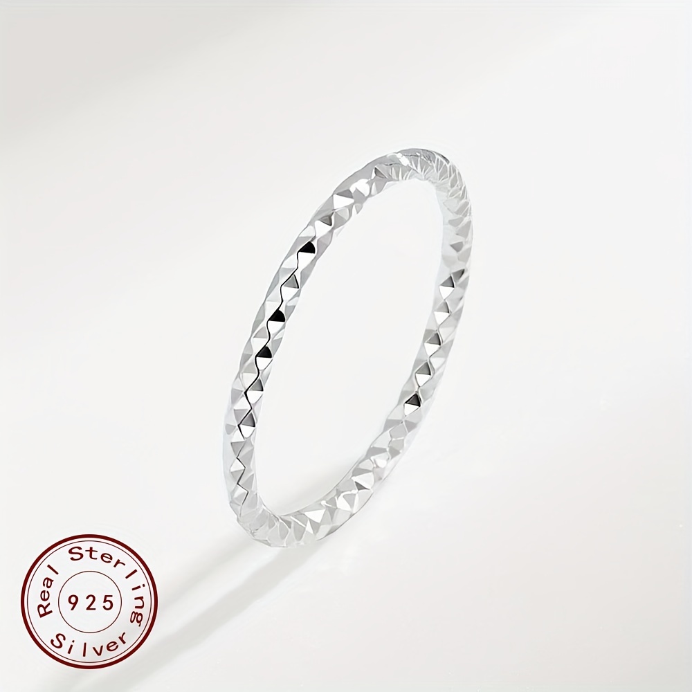 S925 Pure Silvery Party Ring