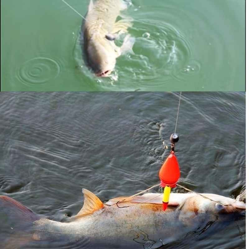 3pcs Fishing Water Monster Explosion Hook for Carp And Grass Carp - White, Flip Hook, Multiple Pieces, Silicone Material