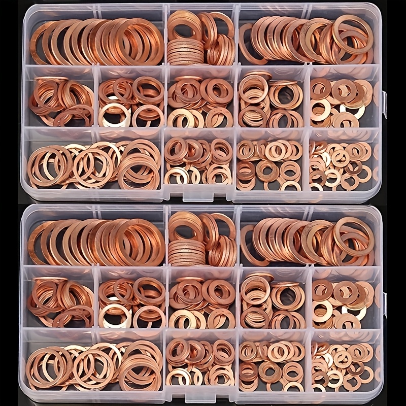 ölschraube Mit Dichtung 400x Dichtring Sortiment Set Kupfer Dichtungen Öl Kupferringe Dichtung ölablassschraube