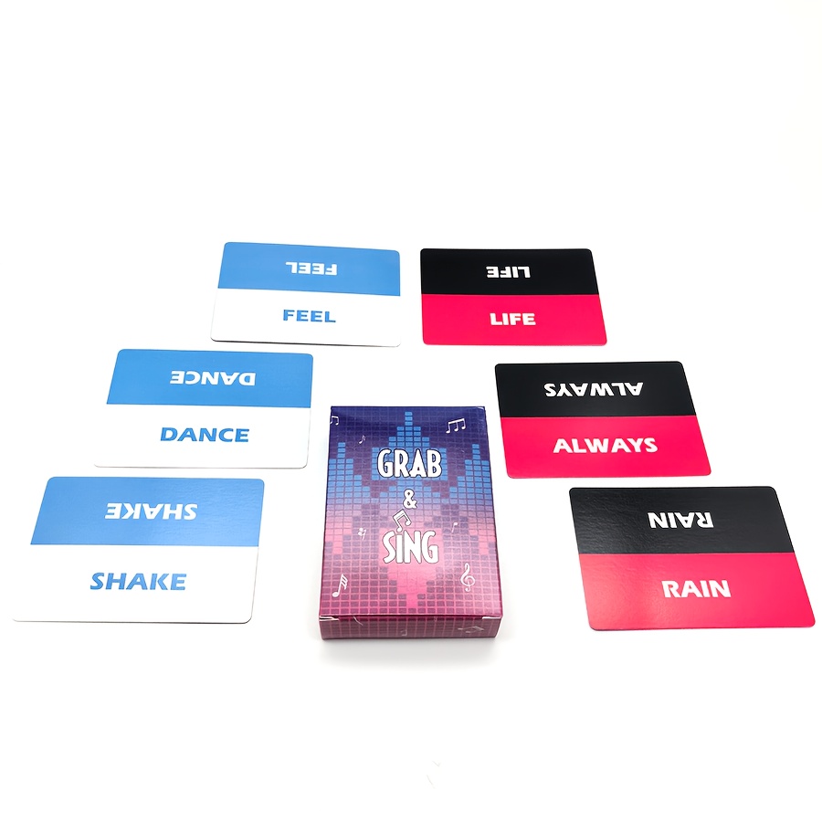 54 Double-Sided Singing and Interactive Game Cards