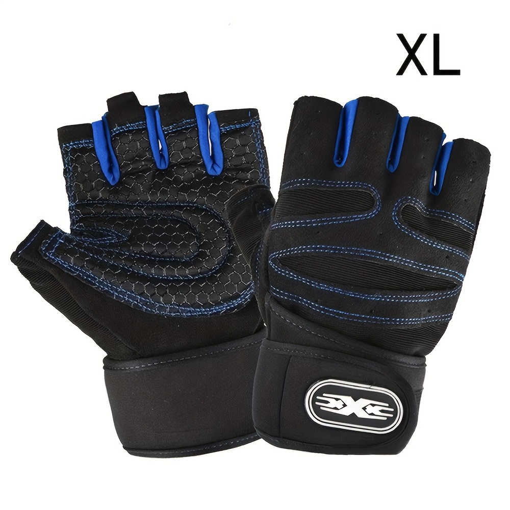 TEMU Lingpeng 2pcs Fitness Half-finger Gloves, Unisex