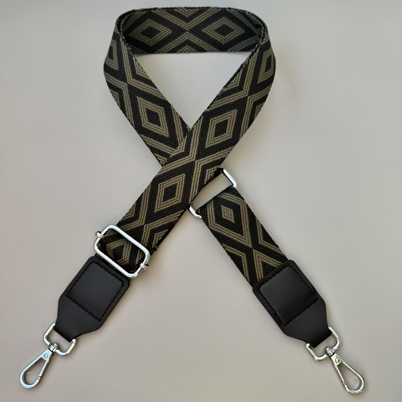Image of Contrast Color Easy Versatile Bag Strap, 3.8cm Adjustable Length Backpack Strap, Bag Body Accessory Strap, Unisex, Suitable For Bags, Handbags, Instruments, Camera Bags, Bag Replacement Strap