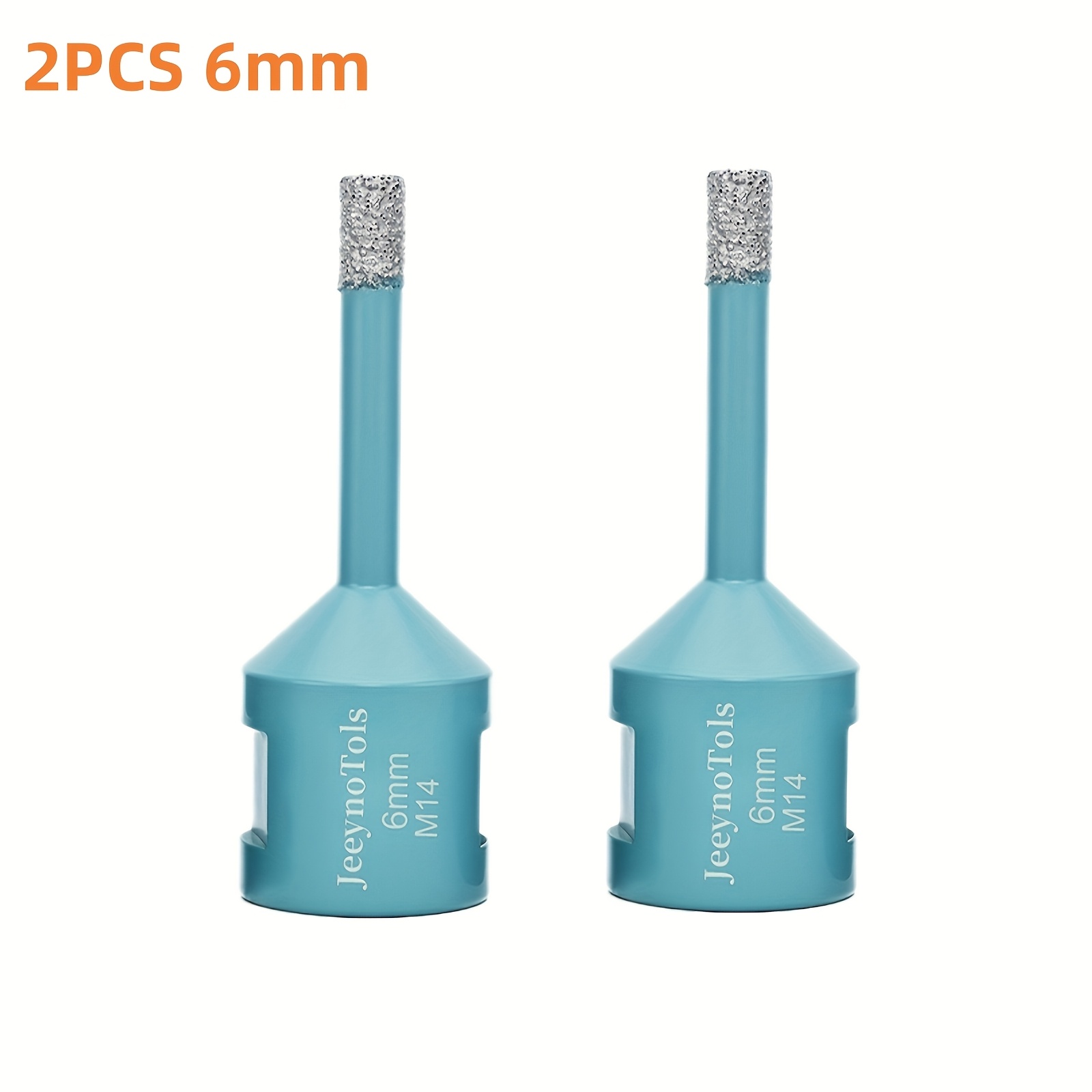 TEMU 2/3/5pcs Diamond Core Drill Bits, Diamond Drill Bit With M14 Thread, Tile Cutter Dry Drilling For Porcelain Ceramic Tile Granite Vacuum Brazed