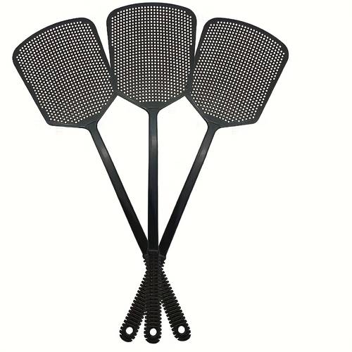 3pcs Extra Large Palm Thigh Mosquito Swatter - Durable Plastic Fly Swatter with Ergonomic Handle for Effective , Manual Operation, No Electricity Needed, Palm Tree Swatter, , Sturdy Handle, Mosquito Swatter for Home, Mosquito Swatter for Home
