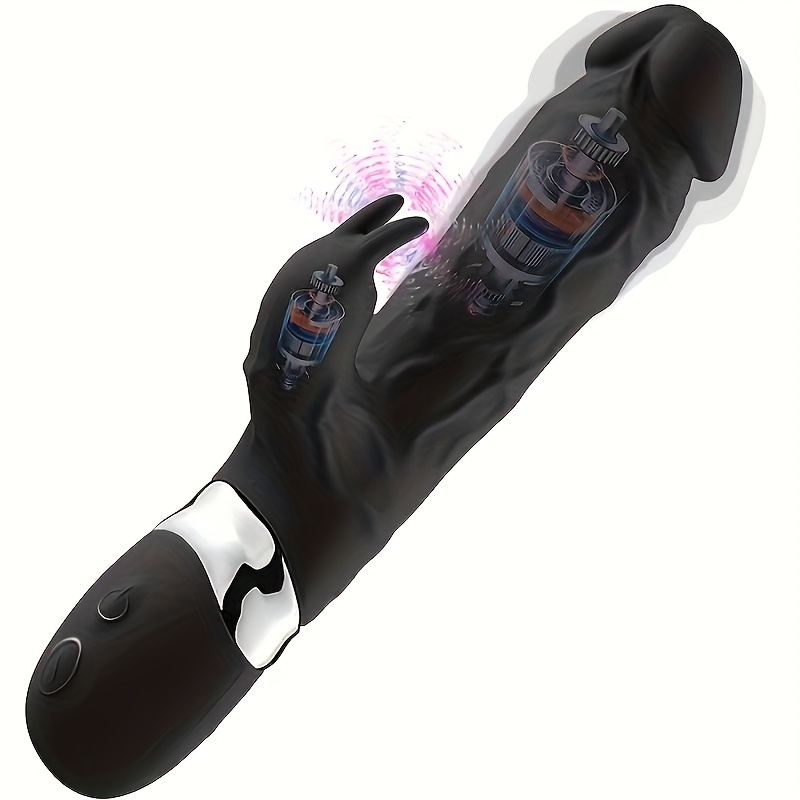 Dildo - Dildo - G Spot Vibrators Rabbit Dildo, G-Spot Stimulation Clitoral with 7+10 Powerful Vibration Modes, Adult Sex Toy with Dual Motors And Vibrating Ears for Couple - Image 7