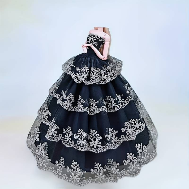 Robe De Poupée En Dentelle - Taille 30 Cm (11,5") - Pour Poupée Américaine, BJD 1/6 - Tenue De Ballet