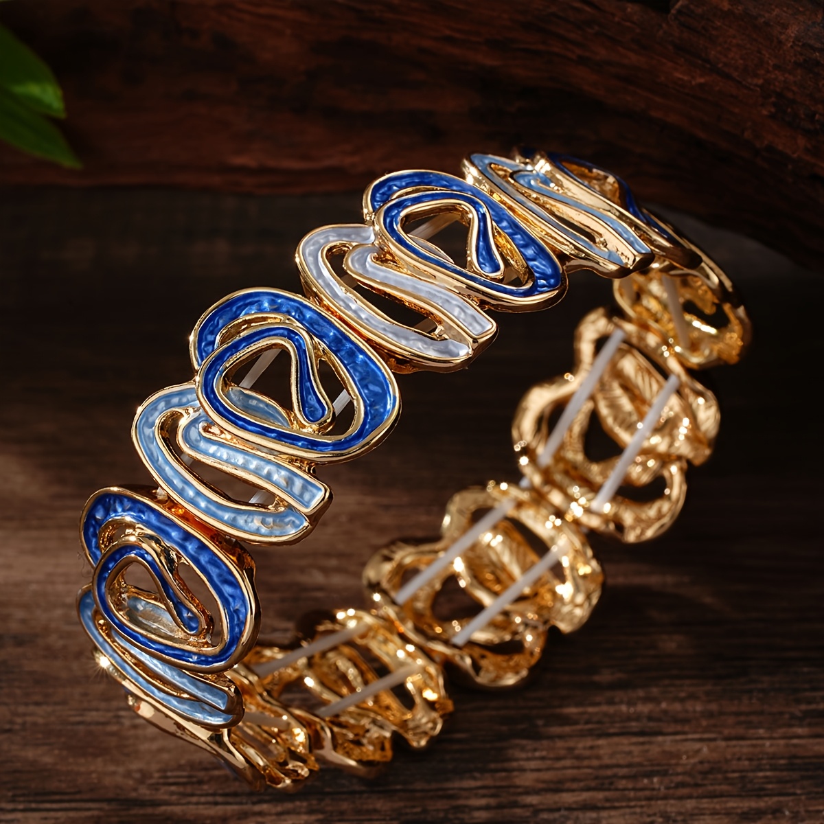 Women's Boho Minimalist Elastic Zinc Alloy Bracelet