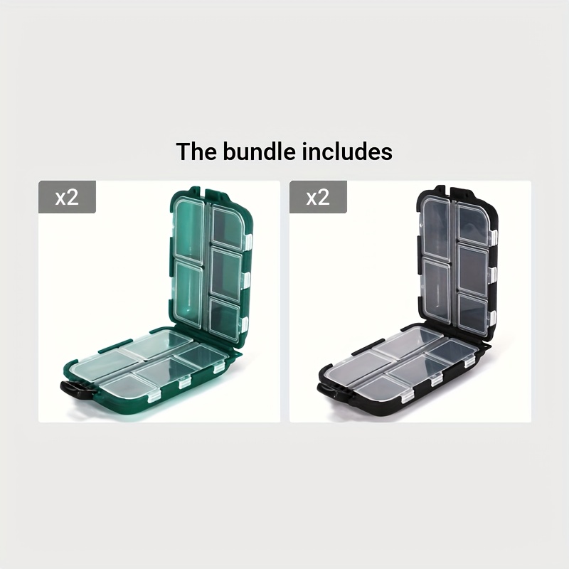 Waterproof Portable Pill Storage Box, Large Capacity
