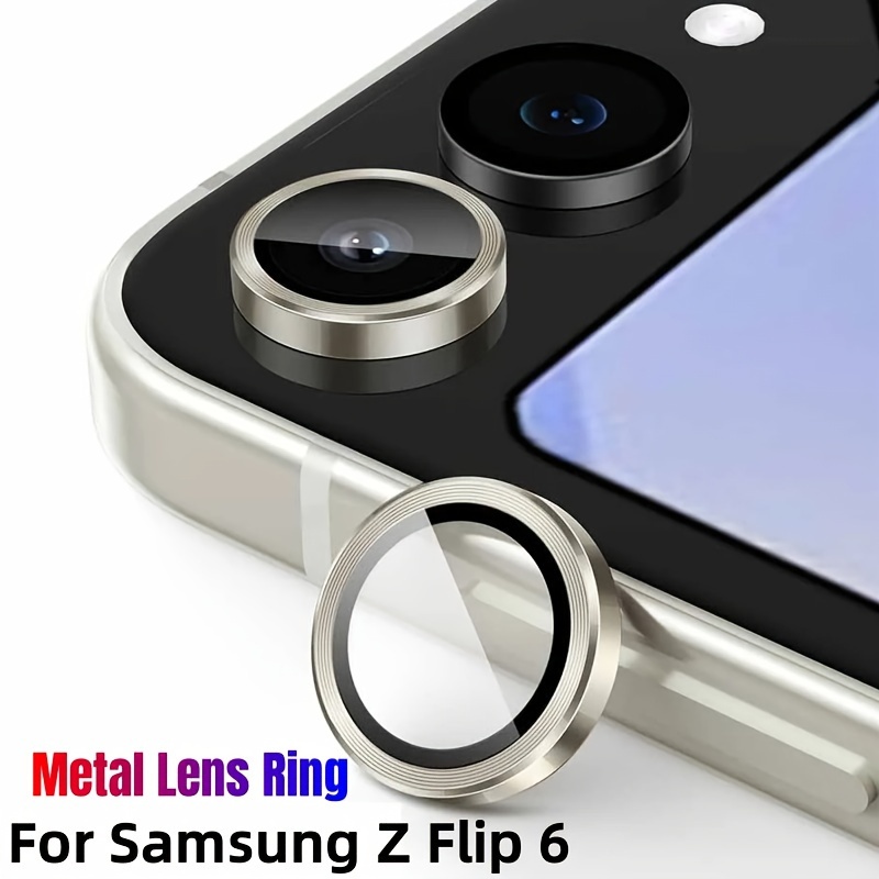 

Metal Camera Protection Ring + Tempered Glass Z Flip 6 Full Coverage Lens Protection Z Flip 5 Eagle Eye Lens Protection Glass