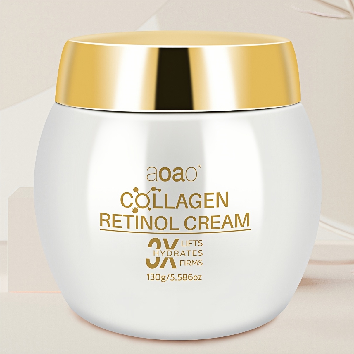 Image of Collagen & Retinol Firming Cream, Hydrating And Refreshing For Moisturized Skin, Suitable For Men And Women, Holiday Gift.