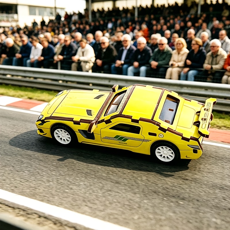 Wooden SuperCar Model Car Kits, DIY Collectibles