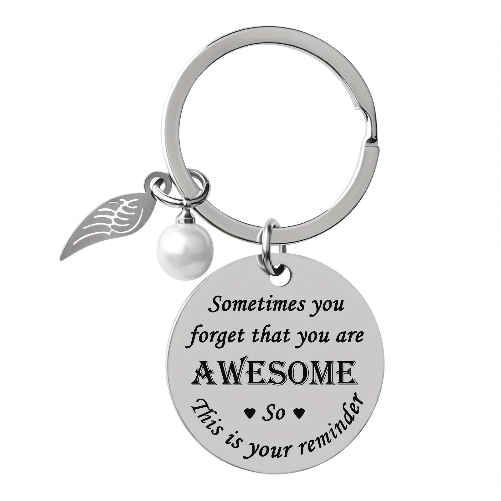 

1pc Customized Keychain With Personalized Name And Date Engraving, Unique Gift For Men, Perfect For Boyfriend's Birthday Or Customized Valentine's Day Gift