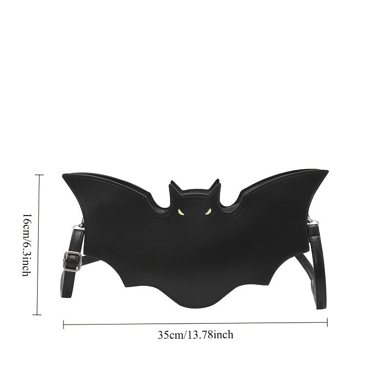 TEMU Bat Small Bag, European And Fun All-match Shoulder Bag Messenger Bag Armpit Bag Handbag
