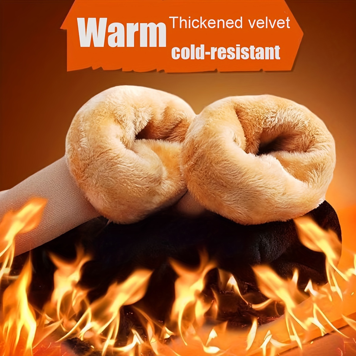 Solid Thick Warm Snow Socks, Warm Plush Lined Mid-calf Floor Socks For Fall & Winter, Women's Stockings & Hosiery For Winter