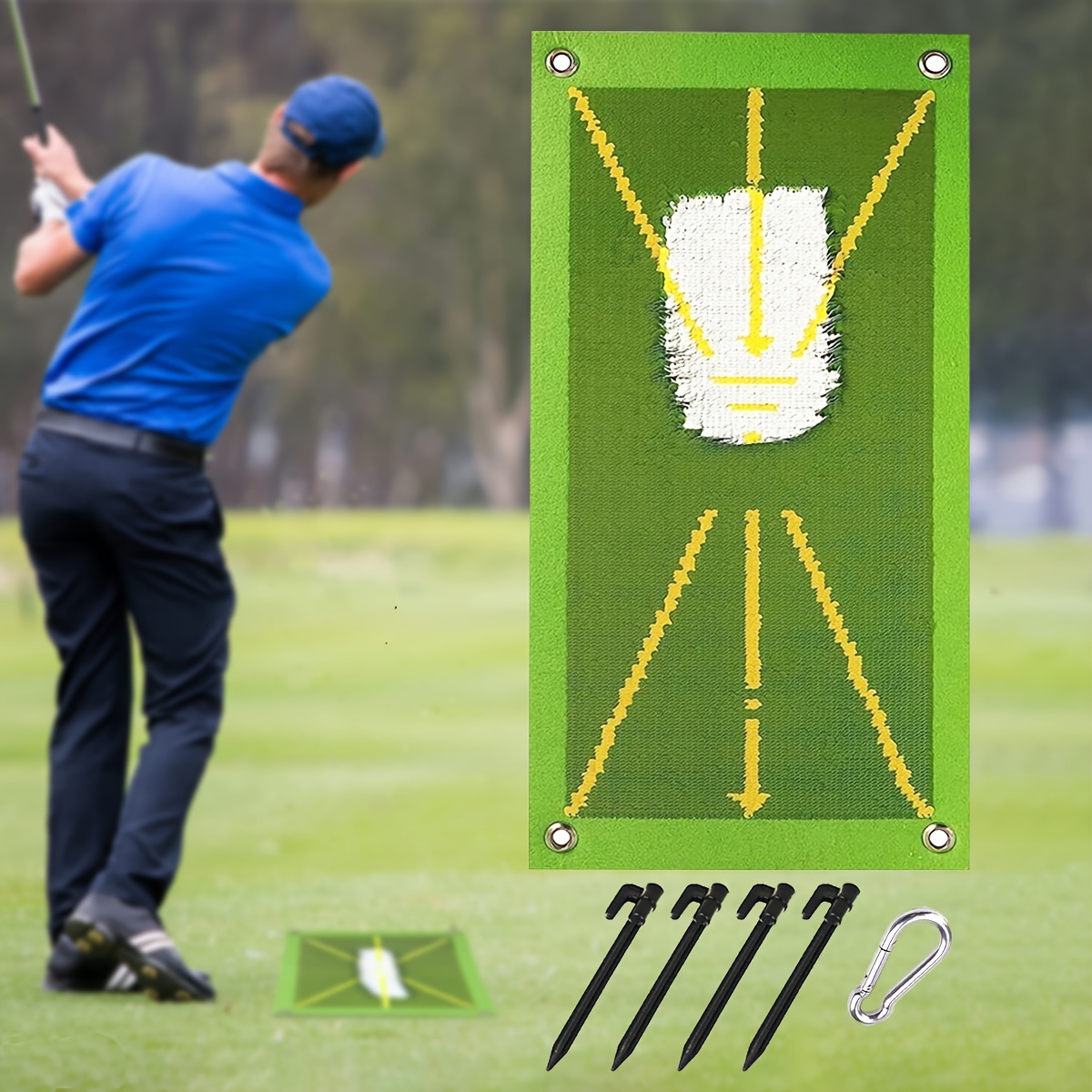 

With Stand - Indoor/outdoor, Spring- For , Essential Swing Training Pad, Perfect Gift For Golf Enthusiasts - Ideal For Christmas, Valentine's Day & More, Swing Training, , Thanksgiving