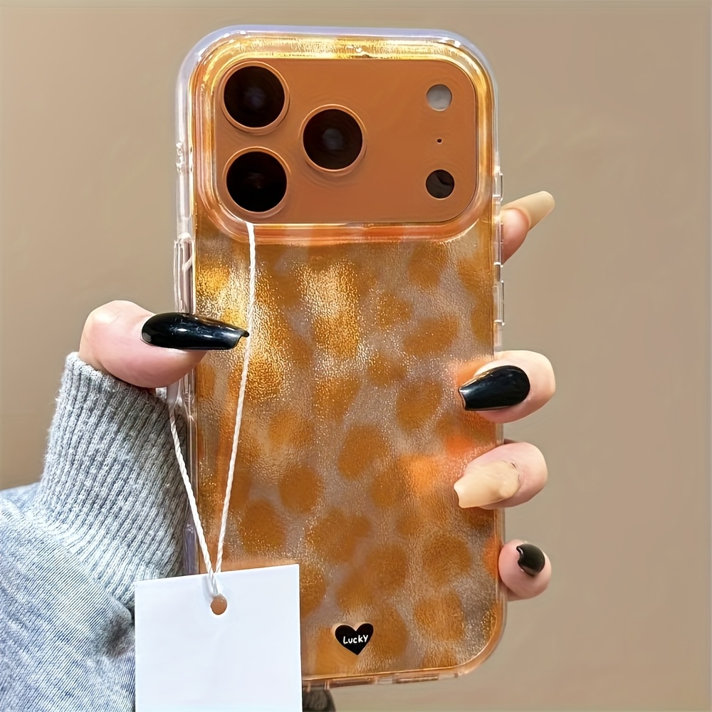 TEMU Phone Case: Luxury Leopard Print Sequins Soft Phone Case, Suitable For Iphone 17/17 Pro Max/17 Pro/17 Air/16/11/13/ Plus/15 Pro/15 Pro Max/12/14
