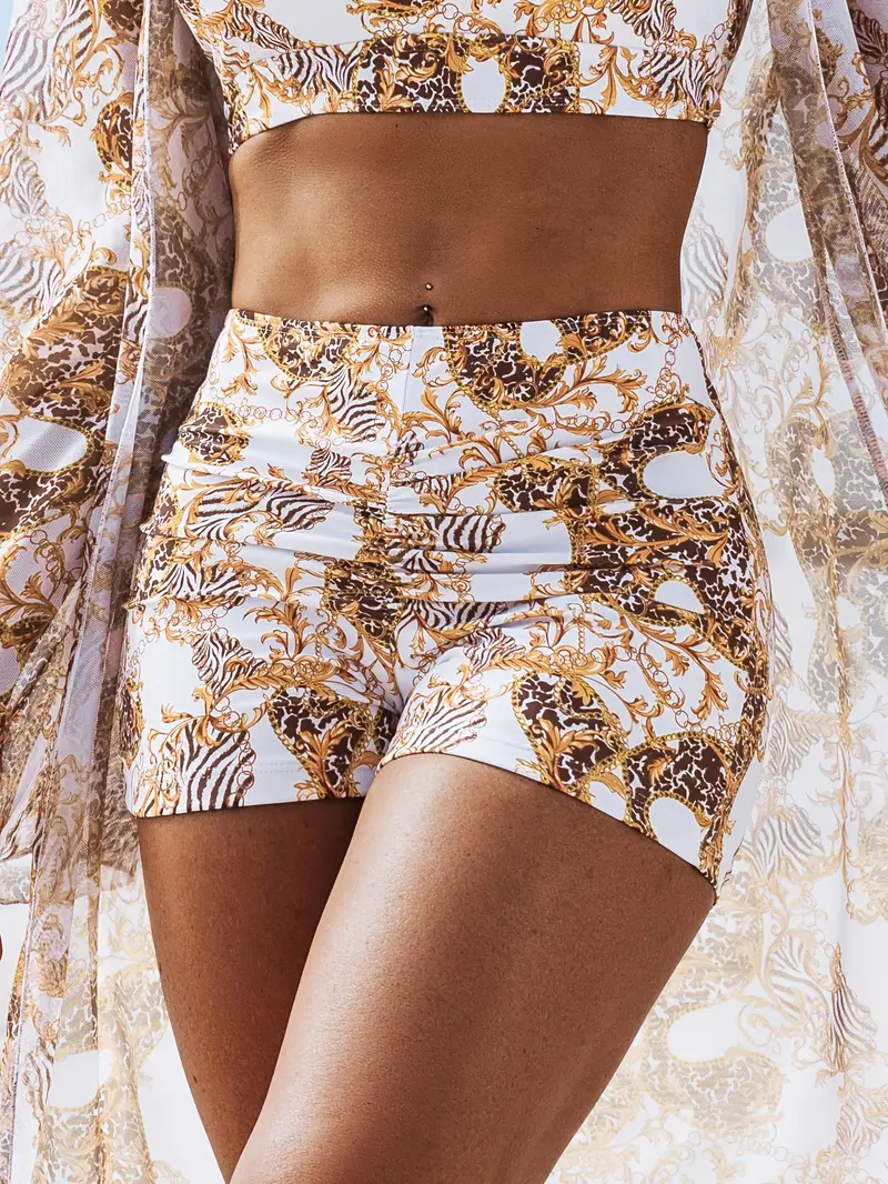 2025 new stylish bikini three piece set with cover up details 8