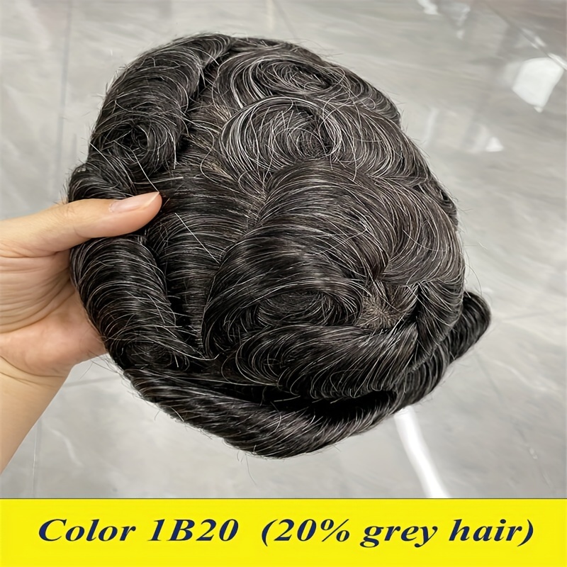 male hair prosthesis 1mm injection light beige mens Temu Oman