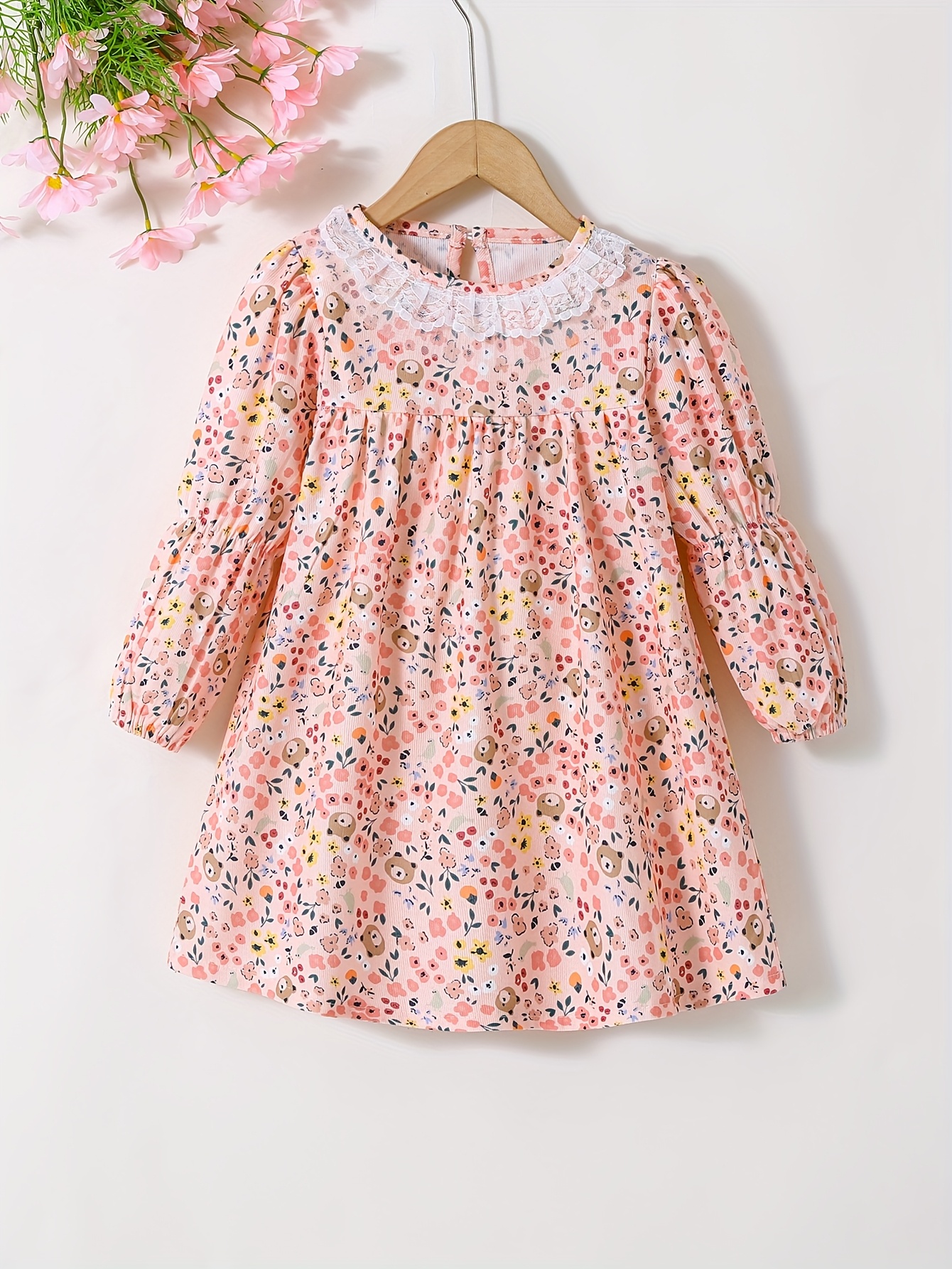 girls fashionable pink green striped long sleeved loose - Temu Mauritius