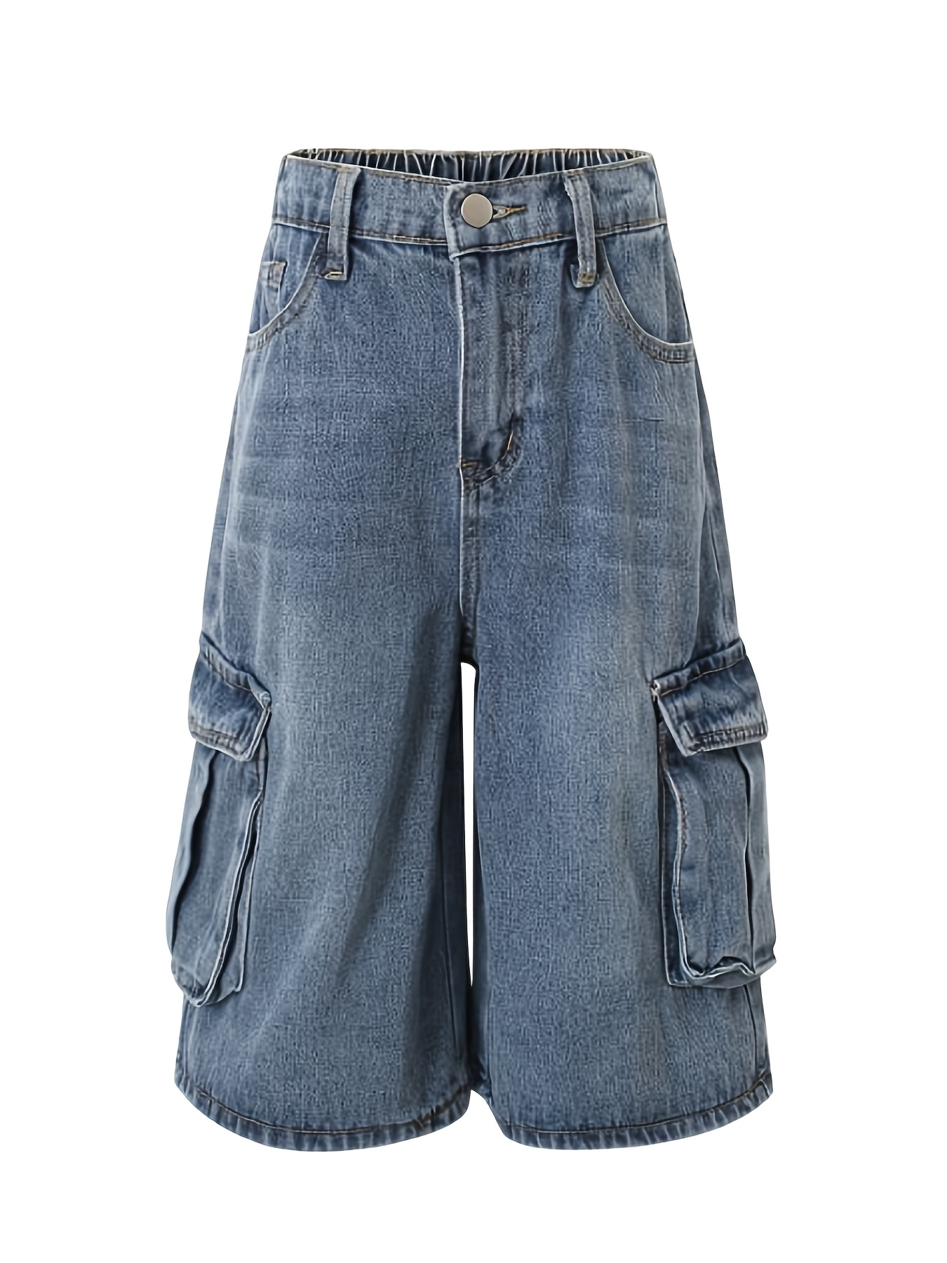 cargo jean shorts sold on Temu United States