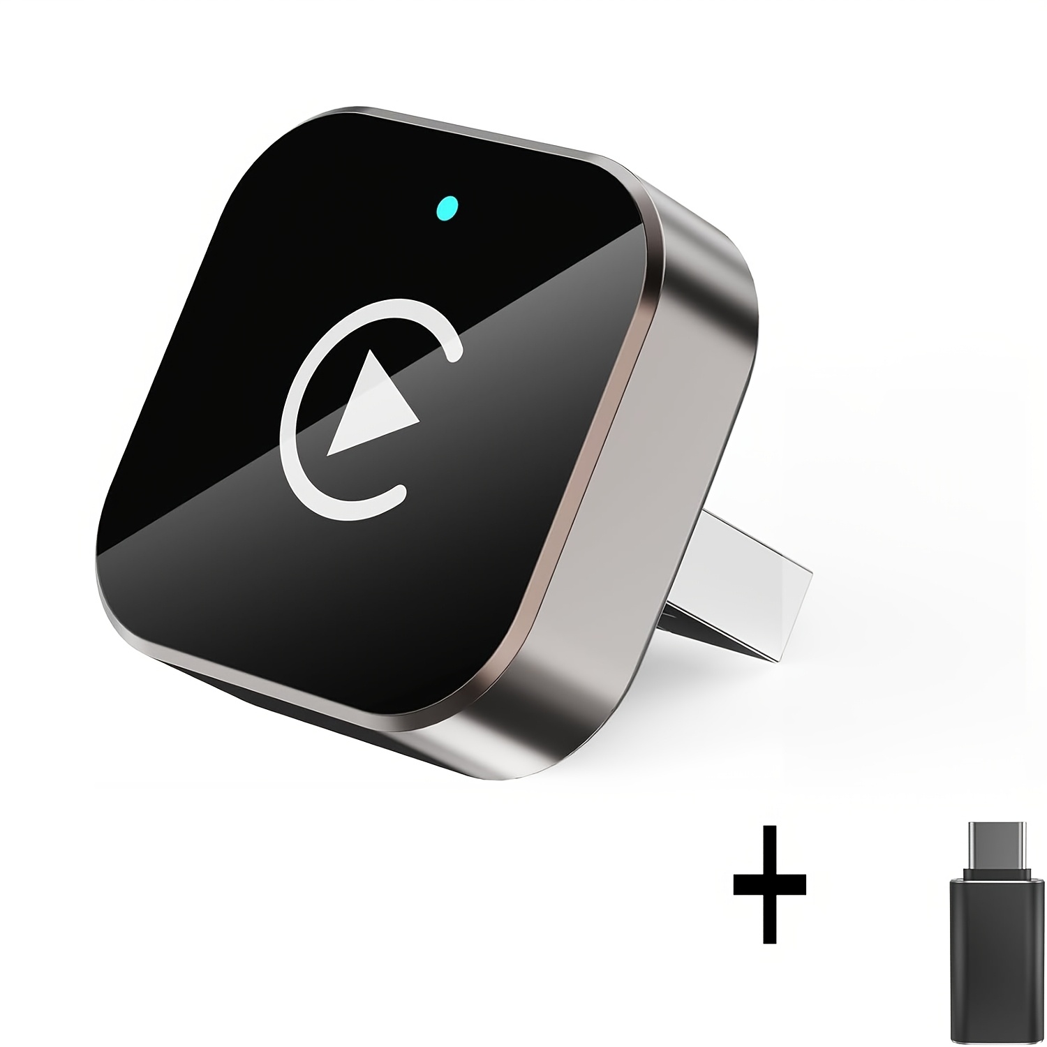 TEMU 2026 Adapter & Auto 2026 Upgrade Wired Carplay To Wireless, 2-in-1 Mini Usb Design With Fast Stable Connection Car Play For Ios 10+ 11+ Version