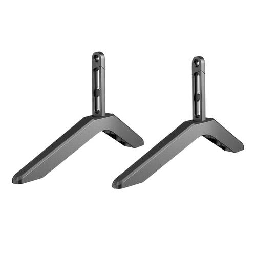 2pcs of Universal Metal TV Stands That Do Not Drilling, Suitable for Desktop Use with LCD TV Screens.