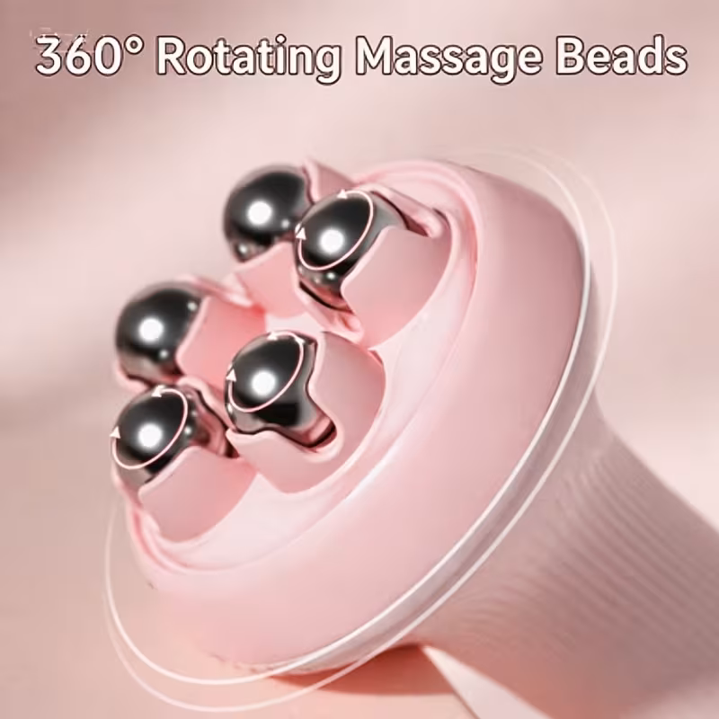 random massager and double sided cleansing brush leg muscle relaxer abdominal full massage tool details 2