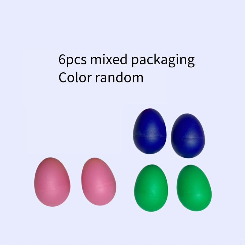 Large Music Sand Eggs, Plastic Shake Eggs, Easter Easter Easter Eggs, Percussion Music Eggs, Hand Percussion Instruments, Random Colors