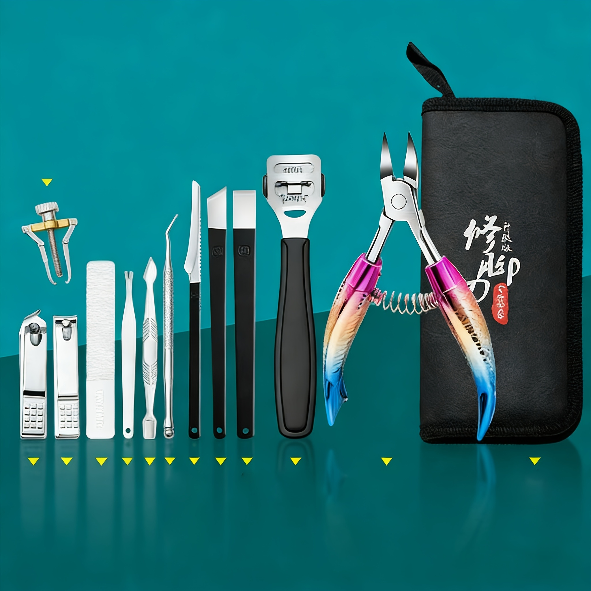 Professional Nail Clipper Set with Cuticle Nipper