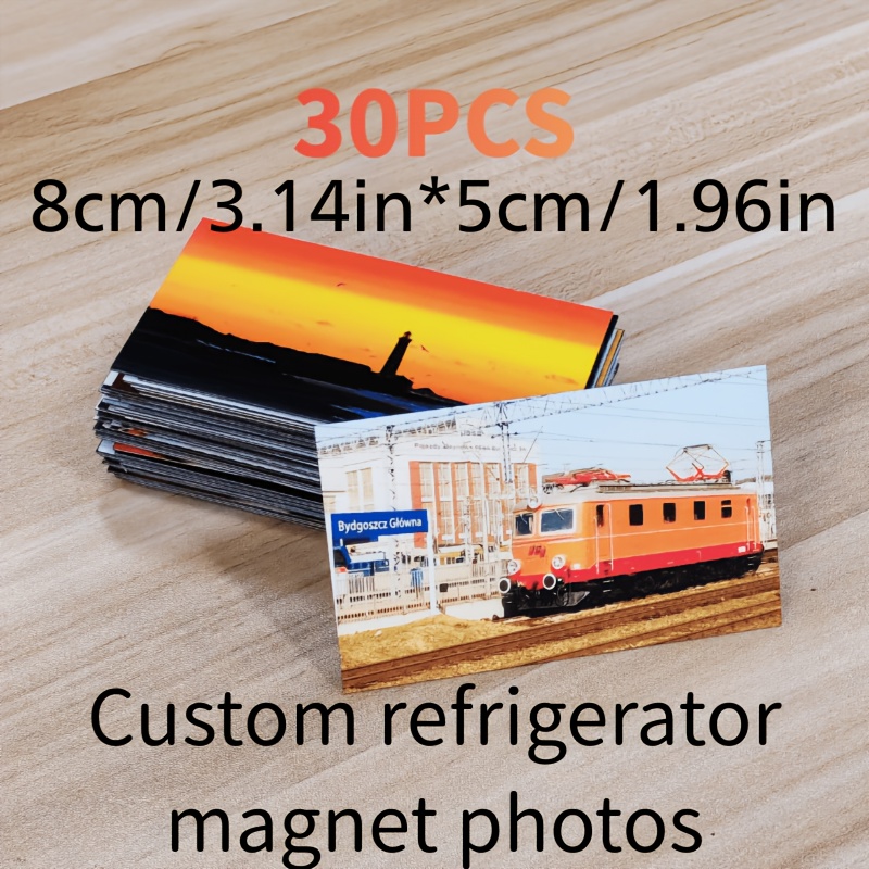 TEMU Custom Photo Magnets, Personalized Photo Fridge Magnets, Custom Printed Photo Magnets, Corporate Promotional Fridge Magnets, Agent Advertising