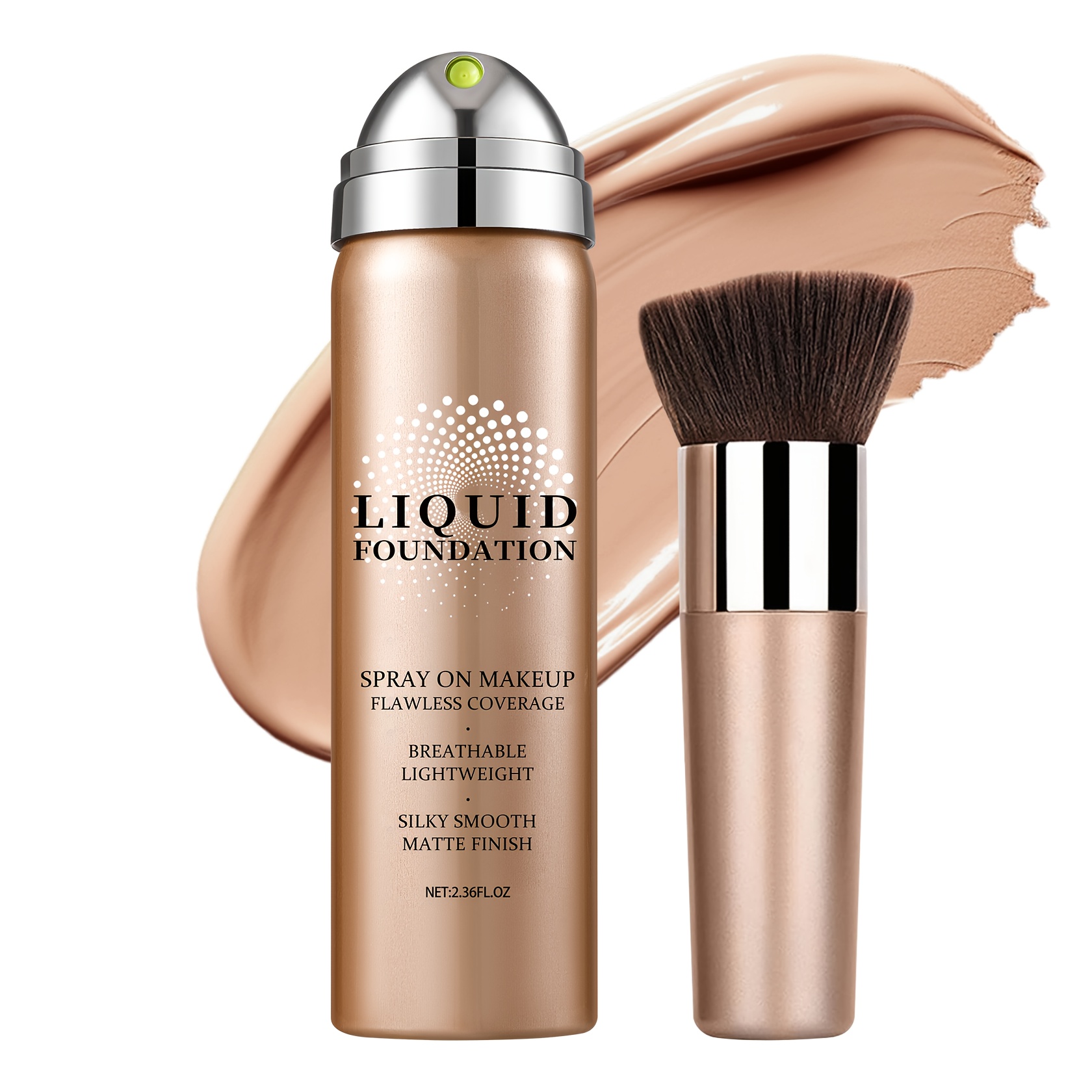 TEMU Liquid Foundation Full Coverage Foundation Matte Air Cushion Foundation Suitable For Types